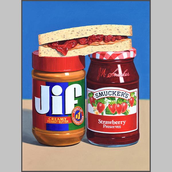 Peanut Butter Sandwich - Nance Danforth Paintings
